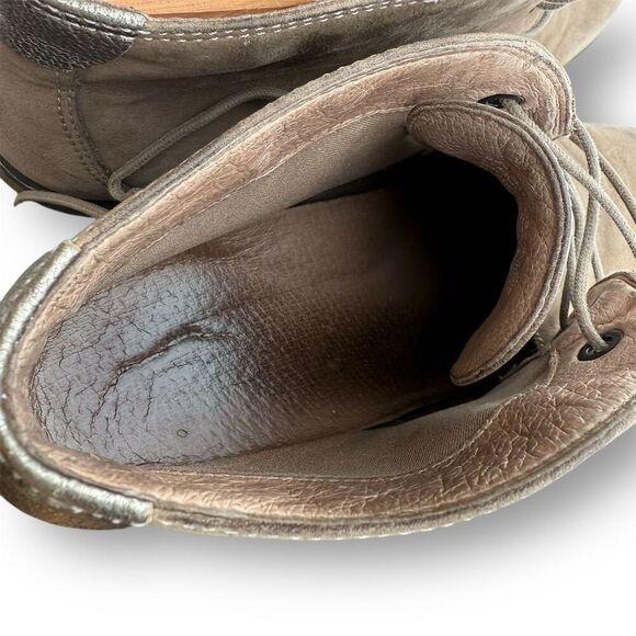 Dansko Women's Joy Ankle Bootie Brown Leather Shoes Size 8.5-9 Lace Up - Picture 10 of 13